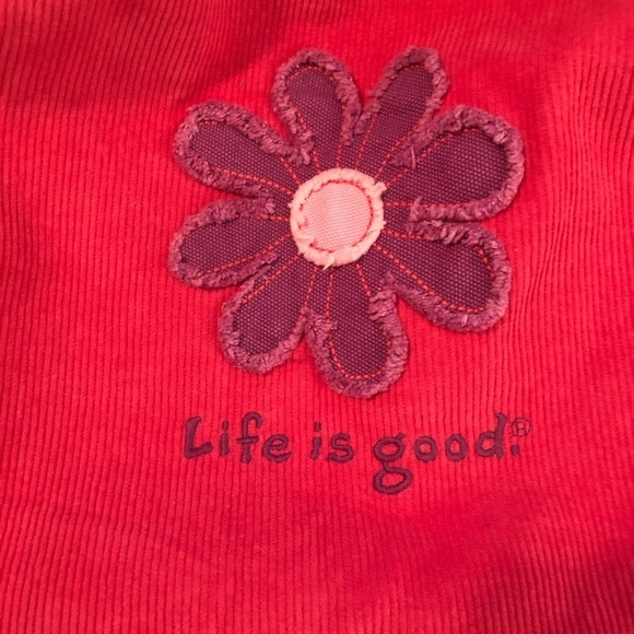 Life Is Good corduroy backpack book bag. - Picture 2 of 9